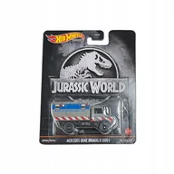 Samochody i pojazdy dla dzieci - HOT WHEELS JURASSIC WORLD MERCDES BENZ UNIMOG U - miniaturka - grafika 1
