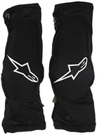 Akcesoria motocyklowe - Alpinestars Męski ochraniacz na kolana Paragon Plus, czarny biały, XS - miniaturka - grafika 1