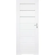 Drzwi wewnętrzne - Skrzydło drzwiowe Prim slim 12 biały podcięcie 70 L - miniaturka - grafika 1
