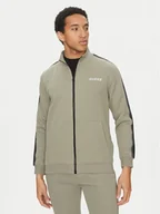 Bluzy męskie - Guess Bluza Z2YQ10 KB3P2 Zielony Regular Fit - miniaturka - grafika 1