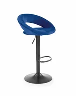 Taborety i hokery - H102 hoker Halmar granatowy  - miniaturka - grafika 1