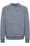 Bluzy męskie - Blend BHAlton Crew Neck bluza męska z okrągłym dekoltem, Dark Navy Blue (74645), XXL - miniaturka - grafika 1