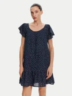 Sukienki - Pepe Jeans Sukienka codzienna Dafne PL953709 Granatowy Regular Fit - miniaturka - grafika 1