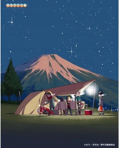 Plakat Anime Manga Yuru Camp yc_027 A2 (custom)