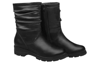 Kozaki Botki AXEL Comfort 4499 H Czarne na Haluksy ocieplane Kosela Medic 9499 - Kozaki damskie - miniaturka - grafika 1