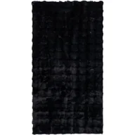 Dywany - Dywan pluszowy Rabbit Bubble czarny 200 x 280 cm - miniaturka - grafika 1