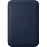 Etui i futerały do telefonów - Etui APPLE FineWoven Wallet MagSafe Głębinowy błękit - miniaturka - grafika 1