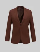 Marynarki męskie - marynarka do zestawu barzano ceglasty slim fit - miniaturka - grafika 1