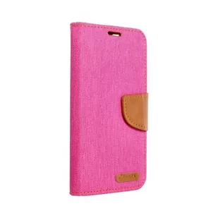 OEM Kabura Canvas Book Do Iphone 14 Plus Różowy - Etui i futerały do telefonów - miniaturka - grafika 1