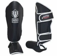 Ochraniacze do sportów walki - Masters FIGHT EQUIPMENT Ochraniacze piszczeli i stopy, NS-20, rozmiar XL - miniaturka - grafika 1