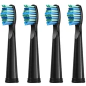 Końcówki do szczoteczek elektrycznych - FairyWill Końcówki do szczoteczki Fairywill 507/508 (czarne) FW-02 4 pcs - miniaturka - grafika 1