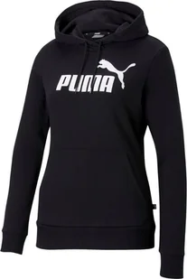 Puma Bluza damska Puma ESS Logo Hoodie TR czarna 586791 01 - Bluzy damskie - miniaturka - grafika 1