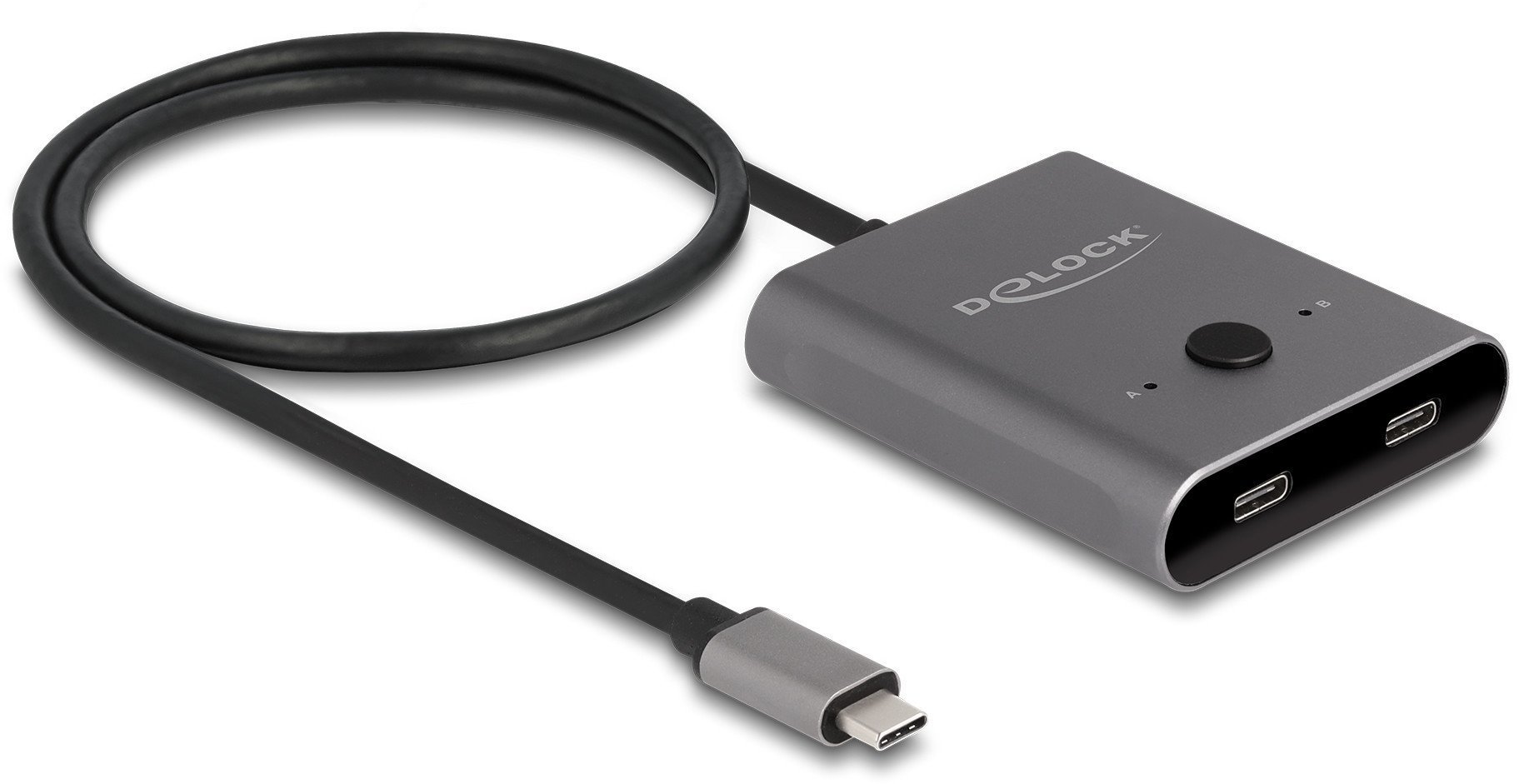 Delock USB 10 Gbps USB Type-C Switch 2 auf 1 bidirektional 8K