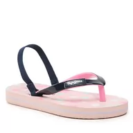 Buty dla dziewczynek - Sandały Pepe Jeans Dorset Stars Gk PGS70059 Navy 595 - miniaturka - grafika 1