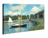 Obrazy i zdjęcia na płótnie - The Bridge at Argenteuil, Claude Monet - obraz na płótnie Wymiar do wyboru: 50x40 cm - miniaturka - grafika 1