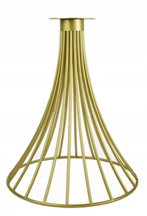 Noga metalowa, złota podstawa do stołu 60 cm stół - Meble modułowe i akcesoria - miniaturka - grafika 1
