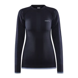 Damska Bluzka termoaktywna CRAFT ADV WARM INTENSITY LS W 1912644-999000 – Czarny - Koszulki sportowe damskie - miniaturka - grafika 1
