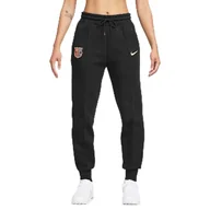 Spodnie rowerowe - Nike Spodnie Fc Barcelona damskie odzież sportowa Tch FLC Mr Jggr, Black/Club Gold, FN8430-010, XS - miniaturka - grafika 1