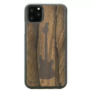 Etui i futerały do telefonów - Etui drewniane Bewood iPhone 11 Pro Max gitara ziricote - miniaturka - grafika 1