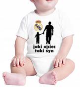 Body dla niemowląt - 2035 BODY DZIECIĘCE REAL MADRYT PREZENT 74 - miniaturka - grafika 1