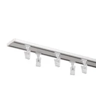 Karnisze - Szyna SIMPLE 2 torowa 240 biały set A - miniaturka - grafika 1