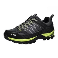 Buty trekkingowe męskie - CMP Męskie buty trekkingowe Rigel Low Wp Walking, antracytowo-limonkowe, rozm. 39, Antracite Limegreen, 39 eu - miniaturka - grafika 1