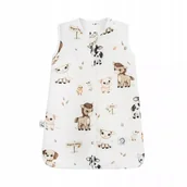 Śpiworki dla dzieci - Bonjure Cherie Bambusowy Śpiworek do spania Średniaka farma 3-12m 2TOG - miniaturka - grafika 1