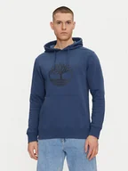 Bluzy męskie - Timberland Bluza TB0A2BJH Granatowy Regular Fit - miniaturka - grafika 1