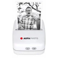Drukarki - AgfaPhoto Realpix Pocket Printer Biała SB6154 - miniaturka - grafika 1