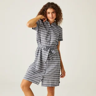 Regatta Damska sukienka Rema Granatowy, Cotton, Rozmiar: 46 - Sukienki - miniaturka - grafika 1