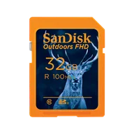 Karty pamięci - SanDisk Outdoors FHD SDXC UHS-I Card - 32GB Single Pack - SDSDUNR-032G-GN6VN - miniaturka - grafika 1