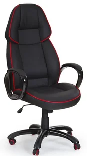 Czarny fotel obrotowy R4-R60 - Krzesełka i taborety dla dzieci - miniaturka - grafika 1