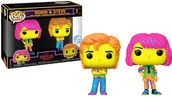 Figurki dla dzieci - funko pop! stranger things tv 2 pack robin & steve (blklt) - miniaturka - grafika 1