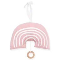 Karuzele dla niemowląt - Jollein pozytywka do usypiania noworodka TÄ™cza RAINBOW Blush Pink - miniaturka - grafika 1