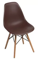 Krzesła - Krzesło MIA HOME Comet, brązowe, 81x46x40 cm - miniaturka - grafika 1