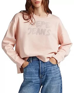 Bluzy damskie - Pepe Jeans Damska bluza Bailey, różowa (Ash Rose), L, Różowy (popiół róży), L - grafika 1