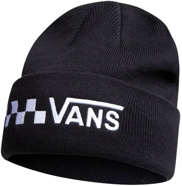 CZAPKA ZIMOWA VANS OLD SKOOL BLACK CZARNA MĘSKA