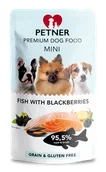 Mokra karma dla psów - PETNER Ryba z jeżynami 150g - miniaturka - grafika 1