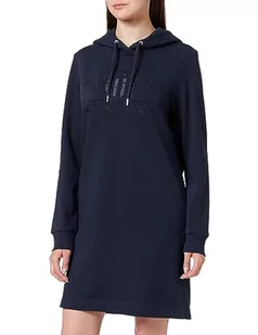 GANT Sukienka damska Reg Tonal Shield, niebieski (Evening Blue), L - Sukienki - miniaturka - grafika 1