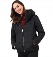 Kurtki damskie - Damska kurtka zimowa pikowana Regatta RWN256 800 czarny XL - miniaturka - grafika 1