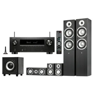 Kino domowe Kino domowe DENON AVR-X2800H + WILSON Estrada + WILSON SUB-9 Czarny - Kino domowe - miniaturka - grafika 1