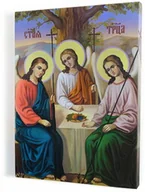 Ikony i obrazy sakralne - Trójca Święta, obraz religijny na płótnie - miniaturka - grafika 1