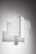 Lampy ścienne - Sollux Lighting Kinkiet FENIKS 1 biały PEACH PUFF - miniaturka - grafika 1