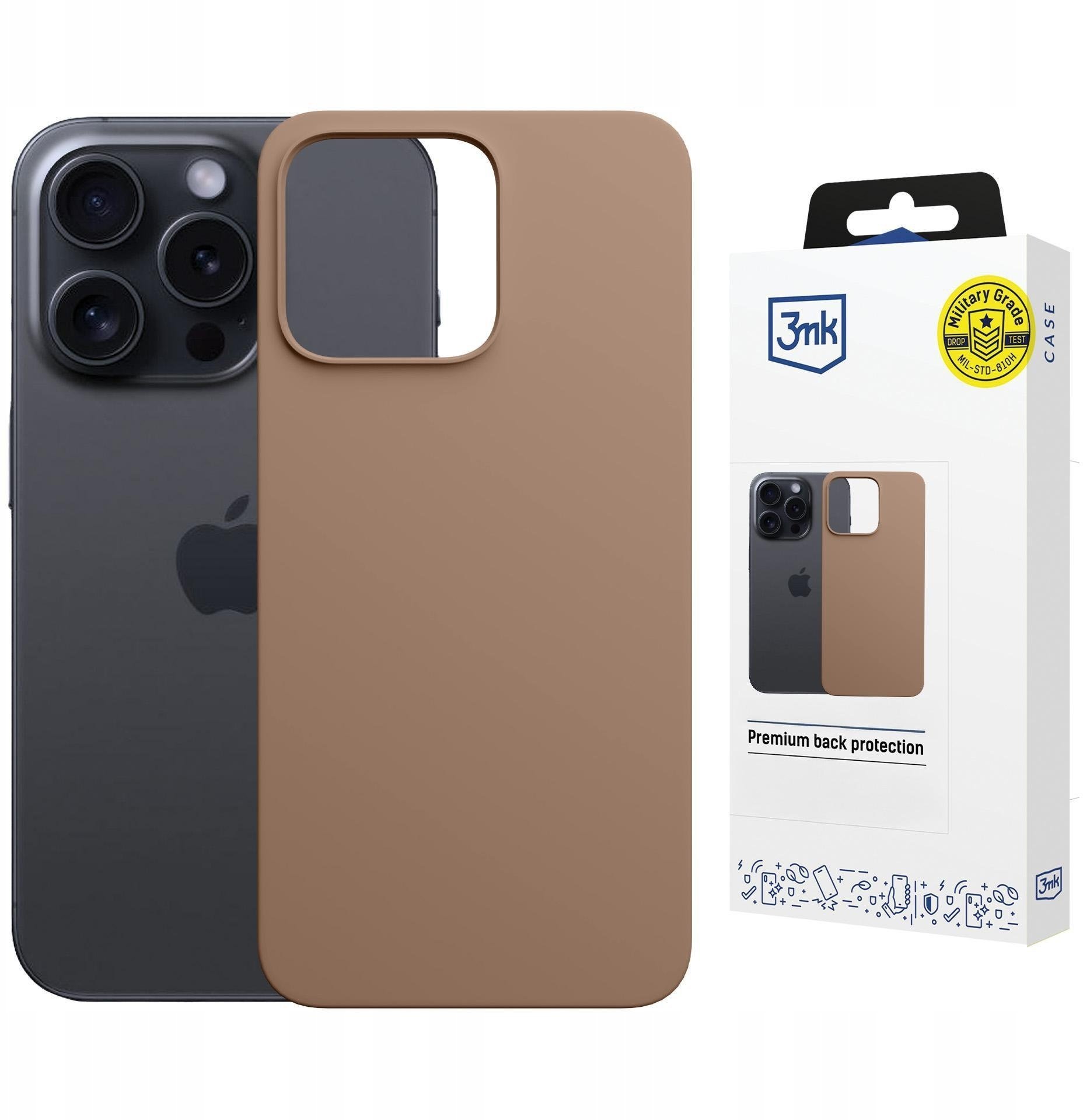 3MK Apple iPhone 15 Pro Max - 3mk Hardy Mellow MagCase Gold