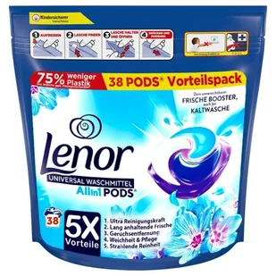 Lenor Aprilfrisch Allin1 38 kapsułek – niemieckie kapsułki do prania tkanin, świeżość Aprilfrisch - Środki do prania - miniaturka - grafika 1
