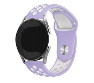 Beline do Watch 22mm Sport Silicone uniwersalny (fioletowo-biały) - Akcesoria do zegarków - miniaturka - grafika 1