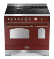 Kuchenki elektryczne - Kuchnia z płytą indukcyjną LOFRA DOLCEVITA 90 ROSSO BURGUNDY RRD96MFTE/5I/Bronze - miniaturka - grafika 1