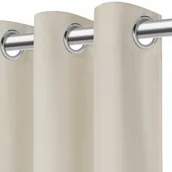Zasłony - Zasłona na przelotkach Viva 140x250 cm jasnobeżowa Spod Igły i Nitki - miniaturka - grafika 1