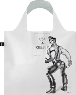 Torba LOQI Museum Tom of Finland Use a Rubber - Torby i wózki na zakupy - miniaturka - grafika 1