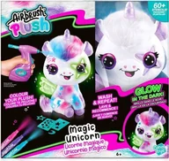 Zabawki interaktywne dla dzieci - AIRBRUSH PLUSH JEDNOROŻEC POKOLORUJ PLUSZAKA PLUSZ MASKOTKA NEONOWY NEON - miniaturka - grafika 1